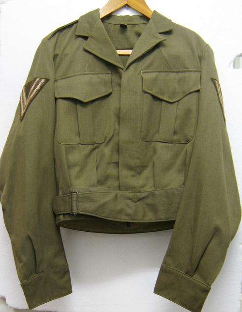 OLD SADF BUNNY JACKET WITH CORPORAL RANK - DATED 1971 SIZE MEDIUM IN VERY GOOD CONDITION