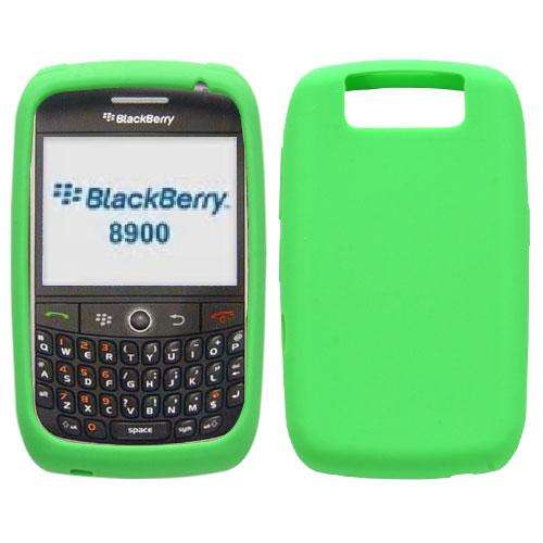 BlackBerry Curve Silicone Skin Cover - Green