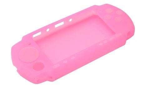 Protect Your PSP - Clear Silicone Skin Cover for Sony PSP 3000 - Pink