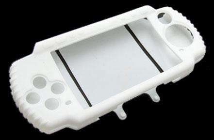 Protect Your PSP - Clear Silicone Skin Cover for Sony PSP 3000 - White