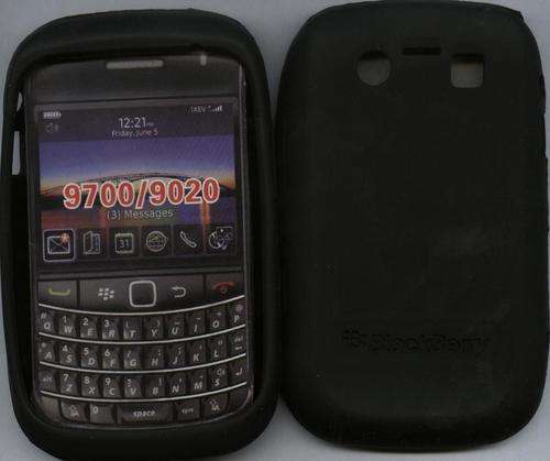 Crazy R1 Start!!! BlackBerry Bold 9700 Silicone Skin Cover - Black