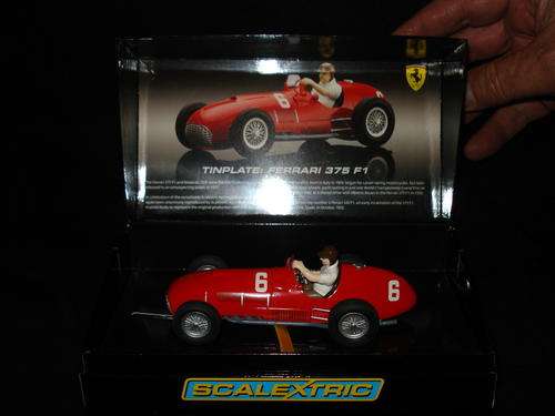 Limited Edition - Scalextric Classic Tin Plate F1 Car - Ferrari 375 #0864/5050 - C2928A