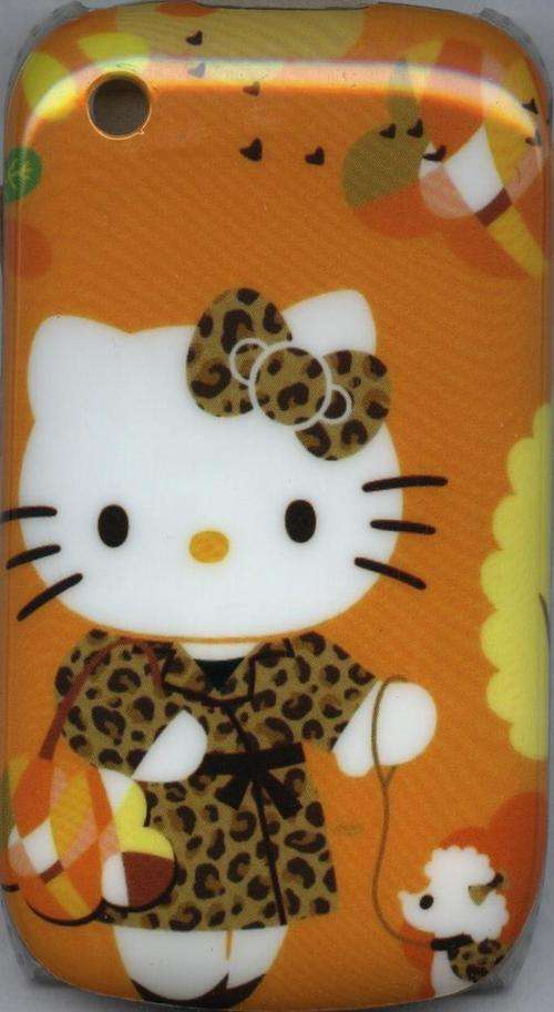 Blackberry Curve 8520 Hello Kitty Hard Cover  - Yellow