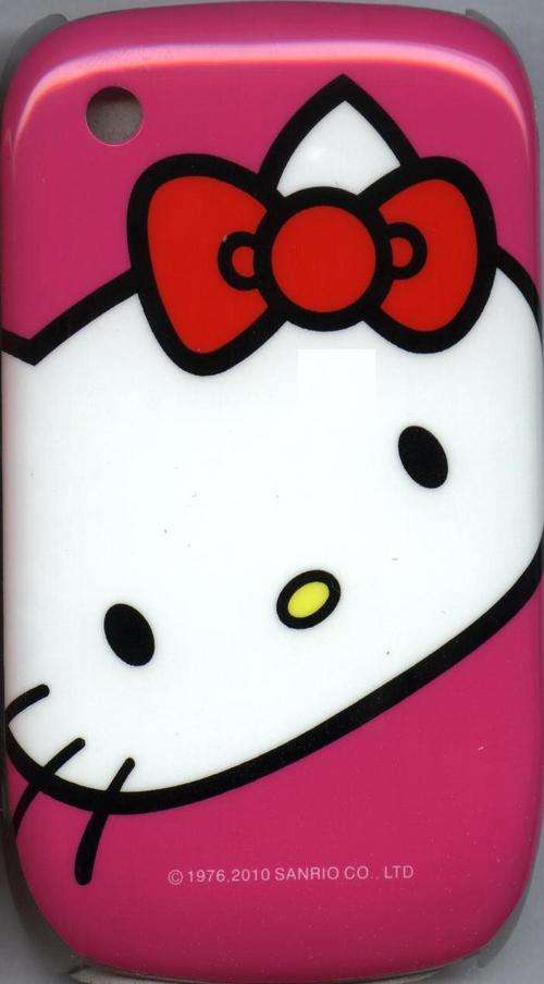 Blackberry Curve 8520 Hello Kitty Hard Cover  - Pink