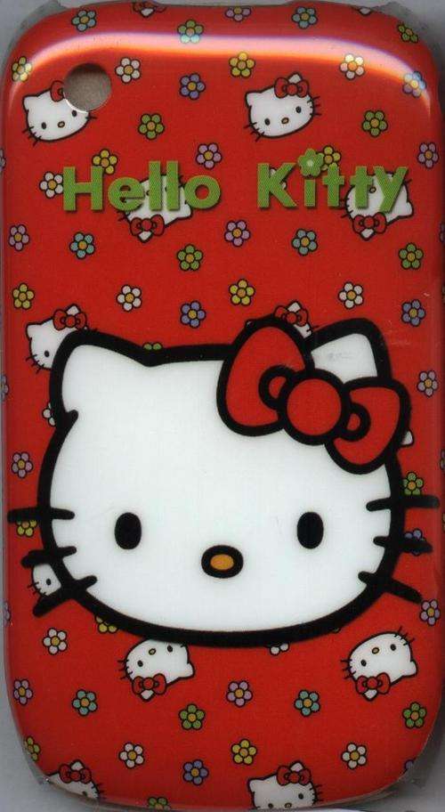 Blackberry Curve 8520 Hello Kitty Hard Cover  - Red
