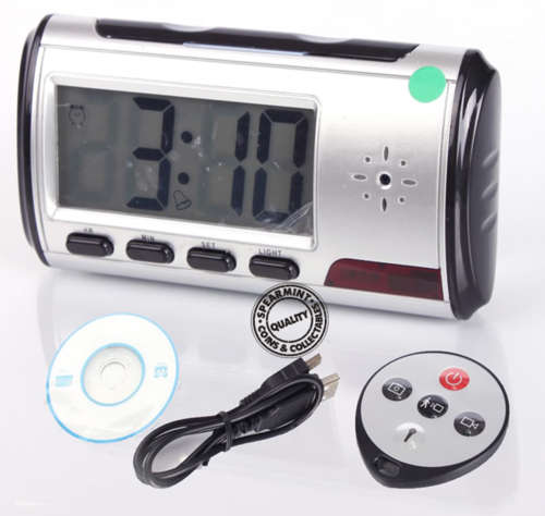 Hidden Spy Camera - Clock Alarm Digital Video Camcorder
