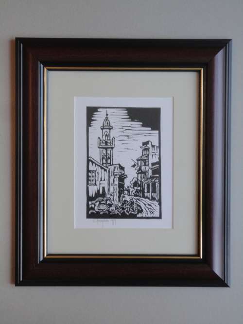 Gregoire Boonzaier Linocut  Signed and Dated