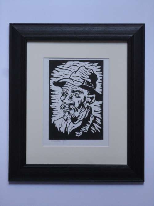 Gregoire Boonzaier Linocut  Signed and Dated R12500