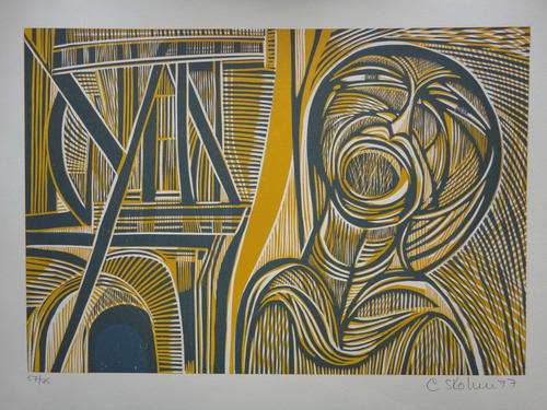 Cecil Skotnes  Woodcut  Signed / Numbered/ Dated     R18500