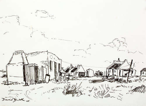 David Botha Pen and Ink drawing    R16500