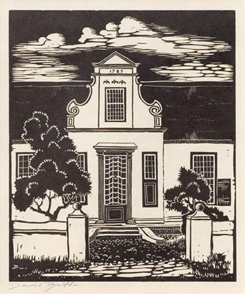 David Botha (SA Master )  Linocut