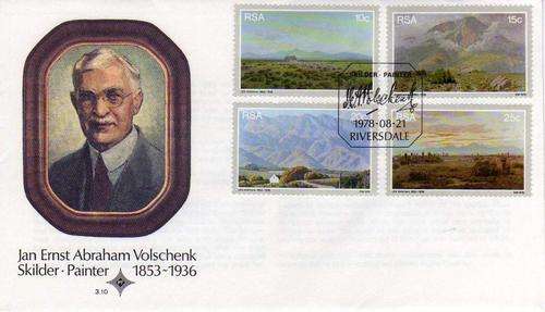 JAN ERNST ABRAHAM VOLSCHENK ~ PAINTER    (FDC)