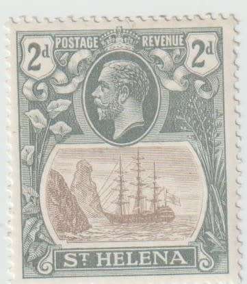 st helena 2d with broken mast hing mark