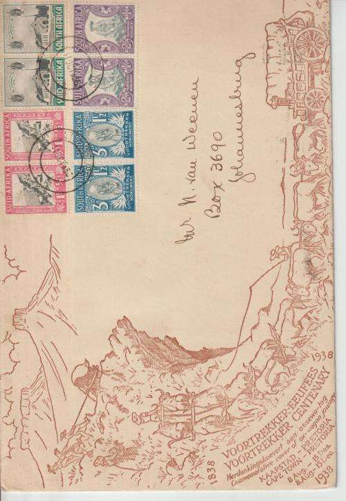 voortrekker centenary  6 covers agtersnek folded see scans