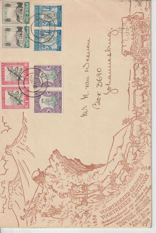 voortrekker centenary  6 covers agtersnek folded see scans