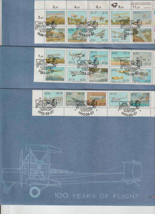 7th series covers x 18 plus sheetlet plus homemade covers 100 years of flight see scans