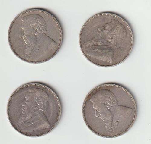 z a r coins x 4 1896 bid per coin silver