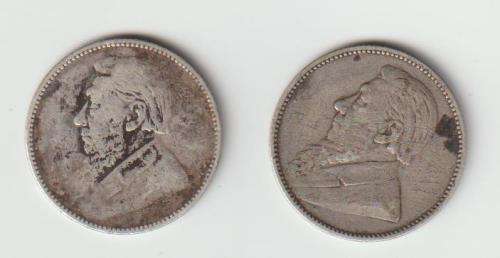 z a r 1895 1s coins x2 bid per coin see scans