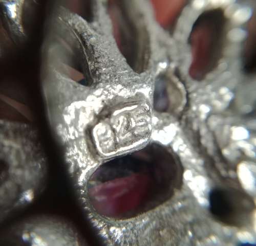 GLORIOUS REAL TANZANITE AMETHYST AND ZIRCON 925 SILVER RING SIZE 9