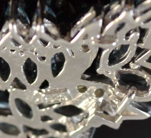 GENUINE TOP QUALITY BLUE TOPAZ 925 SILVER NECKLACE