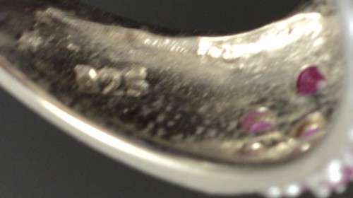 REAL RICH PINK RUBY RING SIZE 8