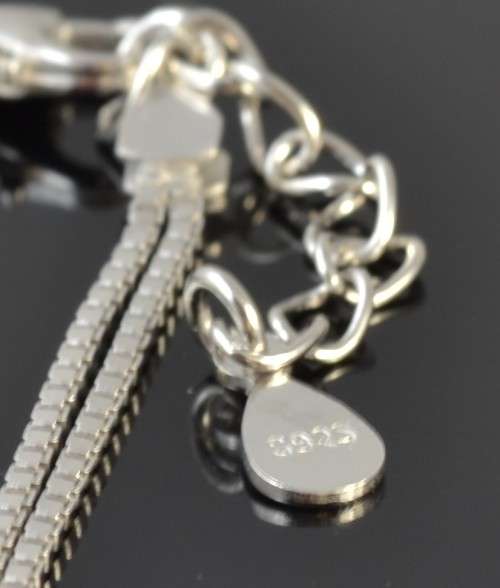 FANTASTIC TOP RICH BLUE FIRE OPAL & CZ 925 SILVER BRACELET