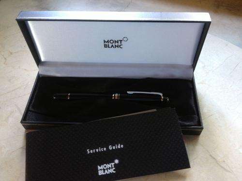 MontBlanc Black and Chrome Ballpoint pen