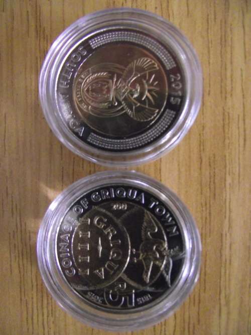 GRIQUA TOWN 1815 - 2015 R5 - UNC AND CAPSULATED - 5 AVAILABLE