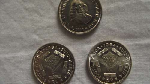 1964 RSA : SILVER 5 CENT ( 3 AVAILABLE)