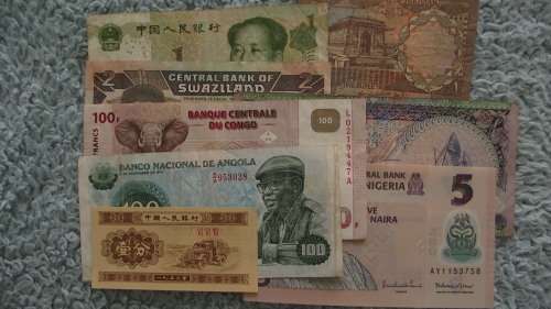 LOT # 2 : MIXED WORLD BANKNOTES