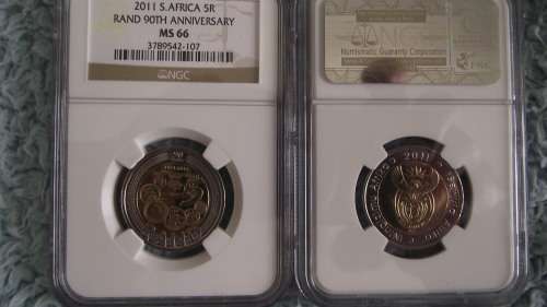 2011 Rand 90 Th Anniversary MS 66
