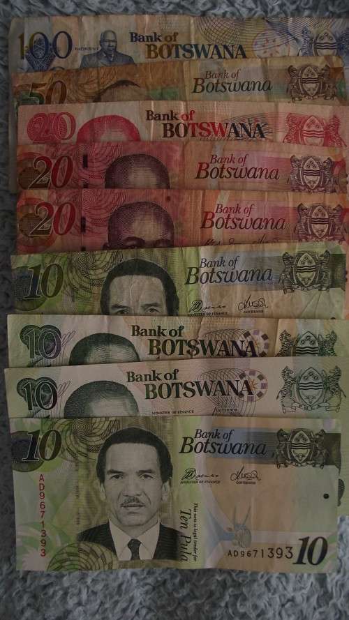 BANK OF BOTSWANA : 250 PULA