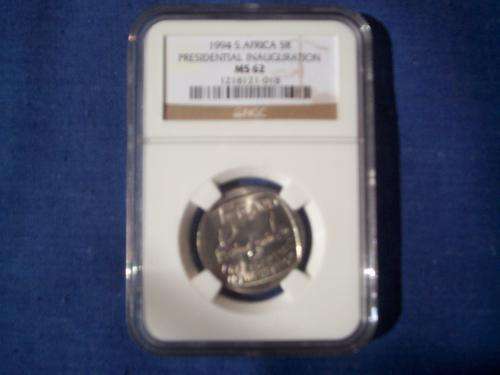 !!!  VERY NICE GRADED '94 INAUGURATION - R5 - NGC GRADED MS 62 !!!