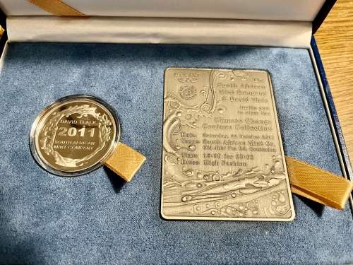 2011 David Tlale climate change 14g medal