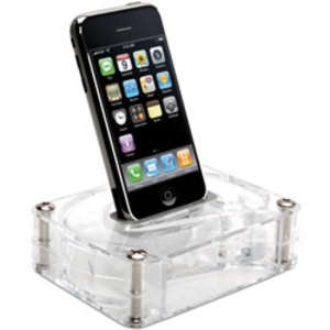 "NEW" Griffin *AirCurve* Acoustic Amplifier/Dock & Charge Speaker for iPhone - No Power Drain!