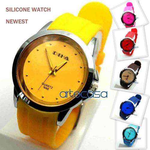 "NEW 2011 JELLY WATCH RANGE" VIBRANT & ELEGANTLY STYLED SILICONE & STEEL COMBINATION "Brand New"