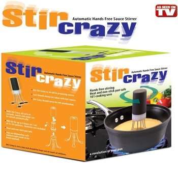 "STIR CRAZY" AUTOMATIC HANDSFREE STIRRER - YOUR EXTRA HAND IN THE KITCHEN "Brand New"