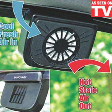 AUTOFAN - SOLAR POWERED COOLING SYSTEM - KEEPS YOUR PARKED CAR COOL"Brand New"