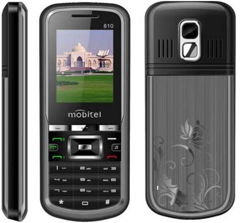 BLACK 810 - THREE SIM MOBILE  + 1 Free Vodacom starterpack