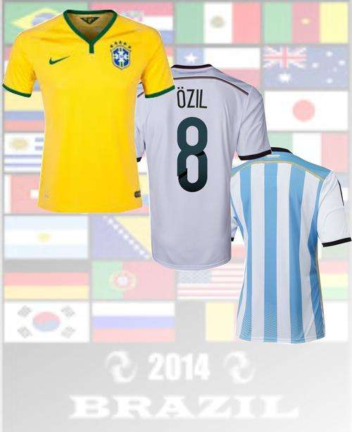World Cup 2014 Football Jerseys
