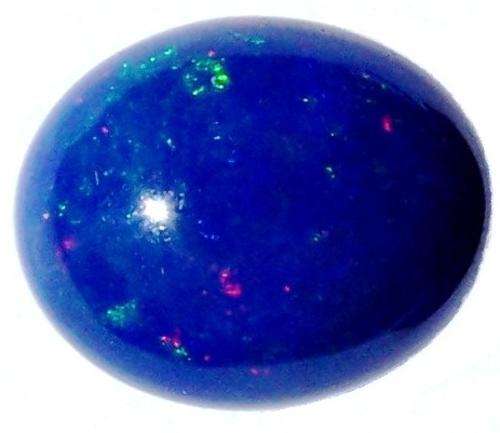GISA CERTIFIED OPAL - 4.29ct - VVS - Dark Vivid Blue with Pink and Green Fire - ERV: R39,477.00