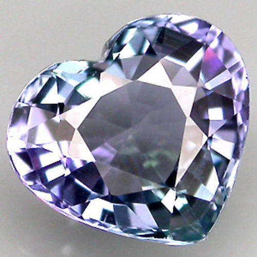 1.16ct IF Multi-colour heart facet Tanzanite.