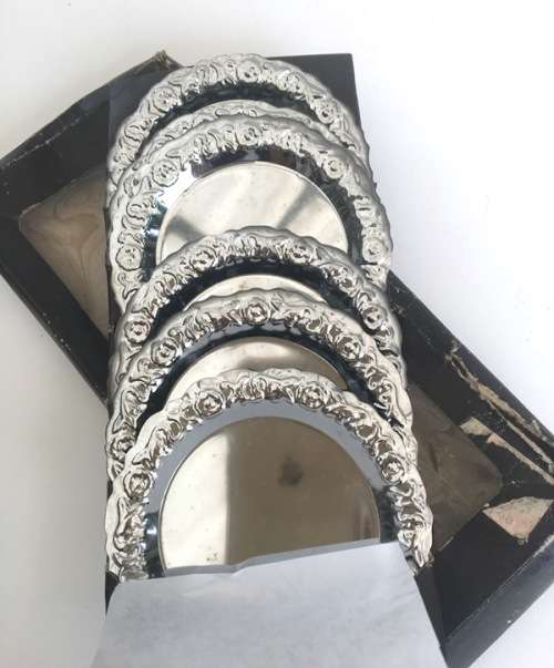 Silver Plated Coasters