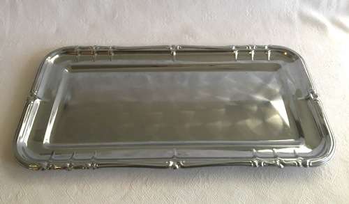 Chrome Rectangular Serving Tray