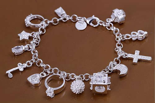 Silver Charm Bracelet