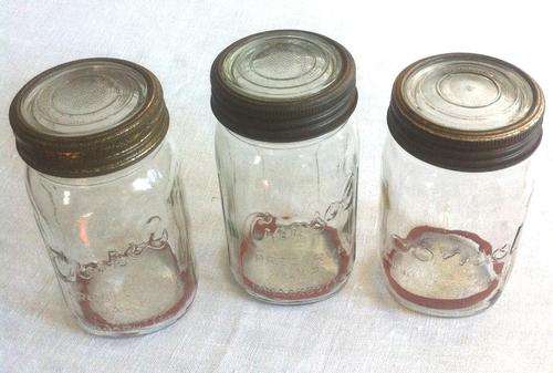 3 Vintage Consol Jars