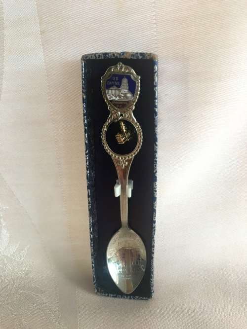 US Capitol Souvenir Spoon in box