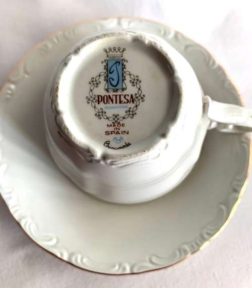 Vintage Pontesa Tea Cup and Saucer