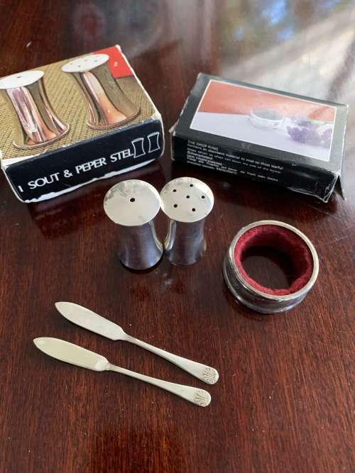 Silver plated small items