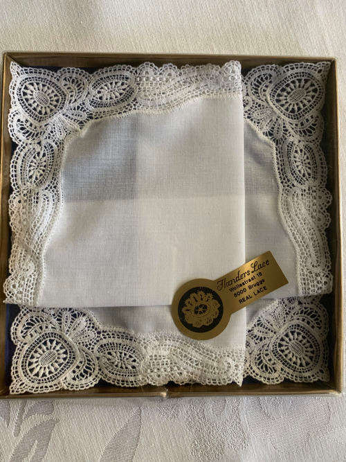 Beautiful Flanders Lace Handkerchief